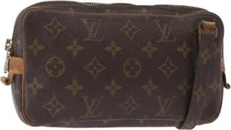 Louis Vuitton Pre-owned Canvas Cross Body Bag - Dames - Vintage Schoudertas - Bruin - ONE Size - Vintage