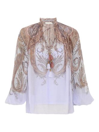 Casablanca Zimmermann - Hypnotic Billow Blouse