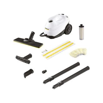 Karcher Limpiador A Vapor Sc 3 Easyfix Blanco, 3,5 Bares De Presi&oacute;n, Calentamiento Ultrarr&aacute;pido En 30 Segundos, 1900 W, Dep&oacute;sito De 1l, Cartucho Descalcificad