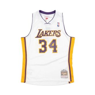 Mitchell & Ness Maglia NBA Swingman Los Angeles Lakers Alternate 2002-03 Shaquille ONeal 34 - - Sport - Uomo - Bianco - XL
