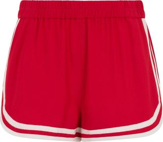 Red Valentino Short Shorts - Dames - Bermuda - Rood - XS - Korte Broeken