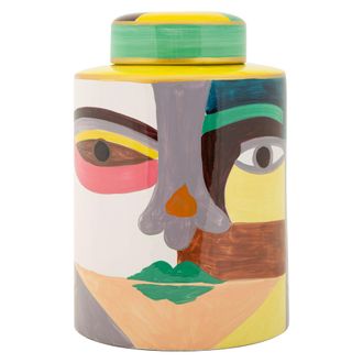 Dmora Vaso Basa, Disegno Moderno, Multicolore, Diametro 8 Cm