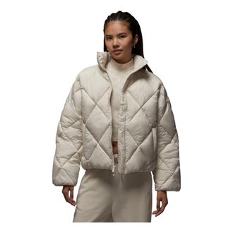 Nike Jordan (WMNS) Air Jordan Brooklyn Quilted Puffer Jacket Light Orewood Brown HV0418-104