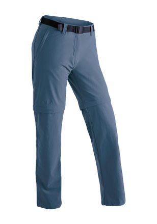 Maier Sports Outdoorhose MAIER SPORTS Nata 2, Damen, Gr. 36, Normalgr&ouml;ssen, blau (jeansblau), 90% Polyamid, 10% Elasthan, Hosen Outdoorhose, Damen Zip-Off Wanderho
