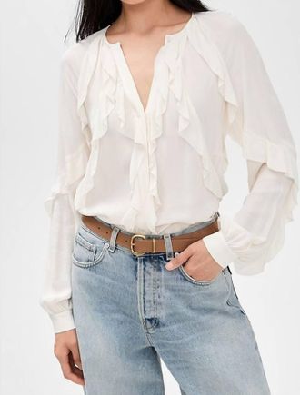 Favorite Daughter The Because Of You Top In White