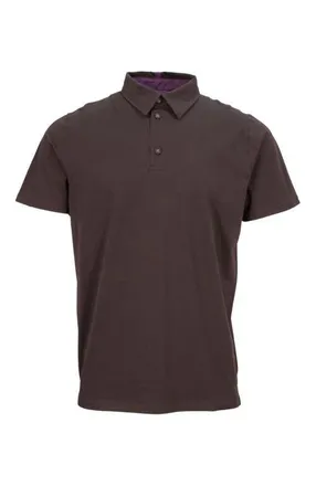 Lords of Harlech Pietro Stretch Cotton Polo Shirt in Black at Nordstrom, Size Xx-Large