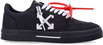 Off-white Black Vulc Low Arrow Canvas Sneakers