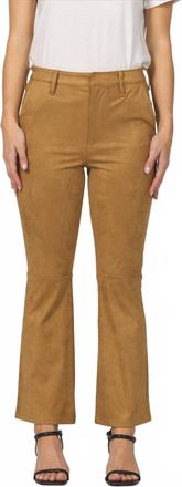 Dear John Denim Jeanne Faux Suede Pants In Butterscotch
