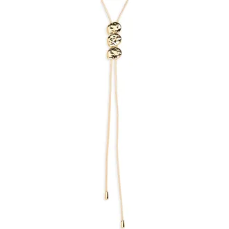 Ettika Corded Bolo Necklace in Cream at Nordstrom