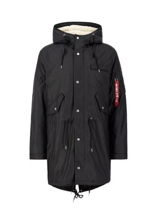 Alpha Industries Regen- und Matschjacke ALPHA INDUSTRIES Raincoat TL, Herren, Gr. S, schwarz, Obermaterial: 100% Polyurethan, Futter: 100% Polyester, Jacken Regen- und