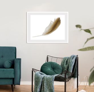 Queence Bild »Malena« Federn Kunst