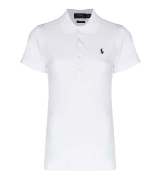 Ralph Lauren White Logo Shirt Collar Polo