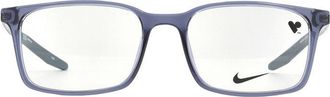 Nike NIKE7282 Rectangle Full Rim Eyeglasses - Blue