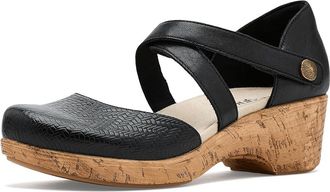 Alegria Savina Womens Sandals Woven Black : EU 42 (US Womens 11.5-12) Regular, Leather