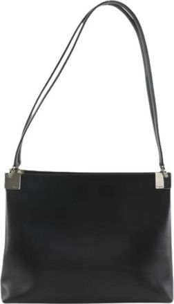 Ferragamo Pre-owned Ef-21 9641 Tote bag - Dames - Vintage Schoudertas - Zwart - ONE Size - Leer - Vintage