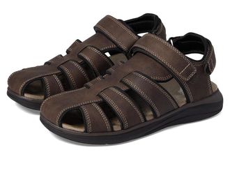 Dockers Byrd Mens Sandals Dark Brown/Black : 12 D - Medium, Leather