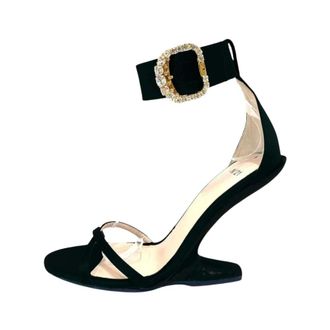 N&deg;21 Dames, Schoenen, Zwart, Maat: 36 1/2 EU Katoen