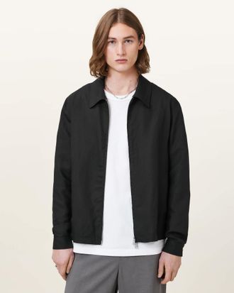 AllSaints Lyocell Bradner Lightweight Jacket, Size: XXL