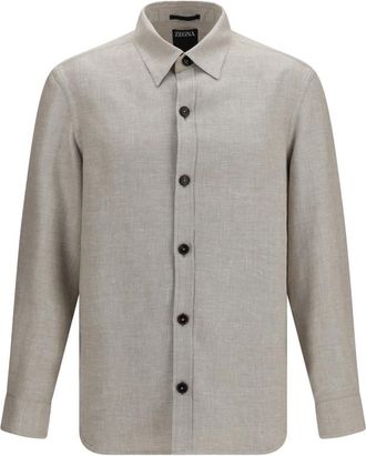 Ermenegildo Zegna Grey Regular Overshirt