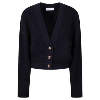 Victoria Beckham Truien & Vesten, Dames, Zwart, L, Cardigans