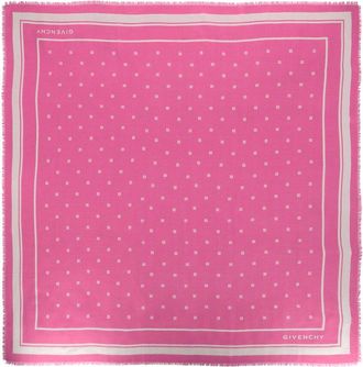 Givenchy 4G Cashmere & Silk-Blend Shawl