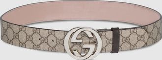 Gucci Belt With Interlocking G Buckle, Size 115