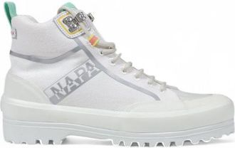 Superga White Fabric Chunky Womens Sneakers