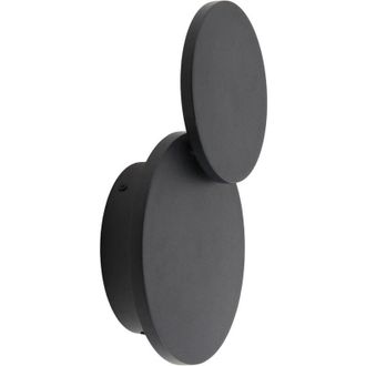 Lucande L&aacute;mpara De Pared Led elrik En Negro Metal - Lucande