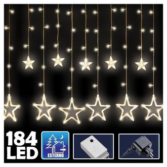 Trade Shop Trade Shop - Tending Luminosa Natalizia 140led Con Bianco Caldo 2mt External
