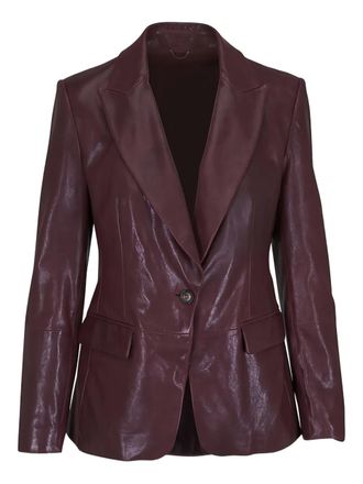 Brunello Cucinelli single-breasted jacket - Rood