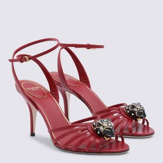 Valentino Garavani Womens Sandals Bright Red _cover Le Sole