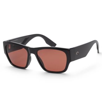 Costa Costa del Mar Sueno Mens 57 mm Black Sunglasses