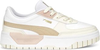 Puma Womens Cali Dream West Coast Leather Platform Sneakers Shoes Casual - Beige, Beige, 7.5 UK