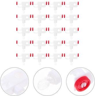 No Brand 20 Poleas Transparentes De Cuatro Dientes Para Persianas Verticales, Estores, Accesorios Para Cortinas Y Poleas De Suspensi&oacute;n