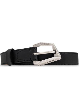 Ader Error leather belt - unisex - Calf Leather - One Size - Black