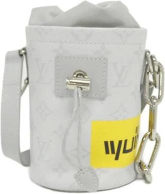 Louis Vuitton Pre-owned Cross Body Bags, female, White, Size: ONE SIZE Pre-owned Canvas louis-vuitton-bags