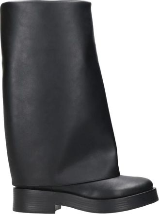 Casadei Charlie Leren Hoge Laars - Dames - Hoge Laarzen - Zwart - 36 EU - Leer - Schoenen