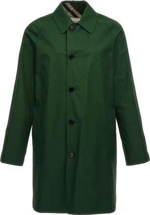 トレンチコート BURBERRY SAGE GREEN POLYESTER BLEND TRENCH COAT Sage green polyester blend trench coat – G&B
