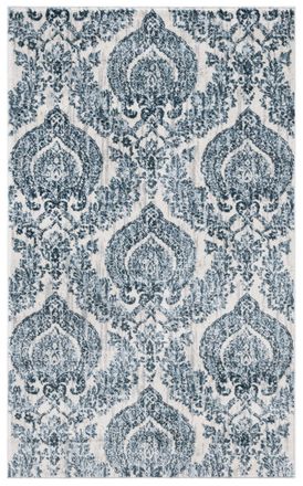 Safavieh Alfombra azul marino/beige 122 x 183 cm
