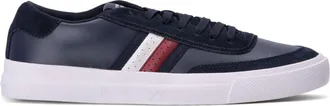 Tommy Hilfiger Signature Tape sneakrs - men - Calf Leather/Rubber/Fabric - 11.5 - Blue