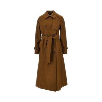 Harris Wharf London Pressed wool long trench coat Woman 42