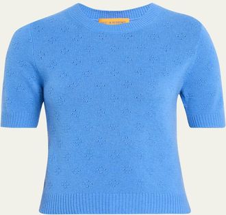 Guest In Residence Compass Cashmere Sweater Tee