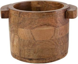 Foreside Home And Garden 3.25 x 4 Benson Rustic Acacia Wood Small Decorative Pinch Bowl Dish in Brown at Nordstrom