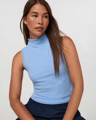 Vuori Clothing Daily Muscle Tank Top | Light Oasis Blue | XS, Size Extra Small