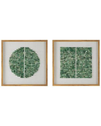 A&B Home Discontinued A&B Home 2Pc Elos Stone Shadow Boxes