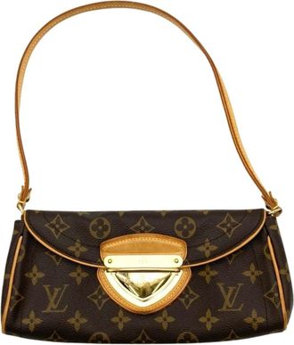 Louis Vuitton Brown Monogram Canvas Clutch Bag (Pre-Owned)