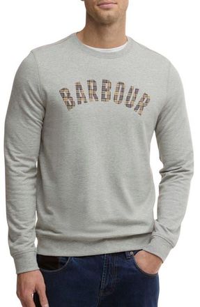 Barbour Berwick Cotton Graphic Sweatshirt in Grey Marl at Nordstrom, Size Xxx-Large