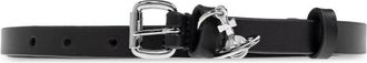 Vivienne Westwood Belts, female, Black, Size: ONE SIZE Mini Alex Charm Belt