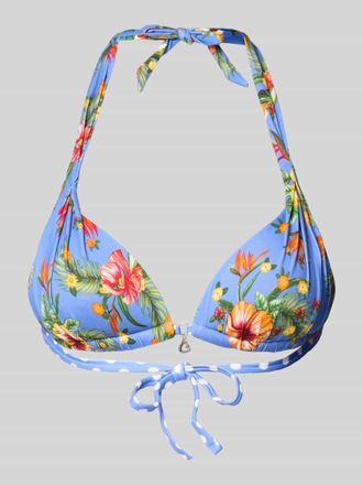 Banana Moon Banana Moon Bikini-Oberteil im Allover-Look Modell DOLCEVITA NIKO in Blau, Gr&ouml;&szlig;e XL
