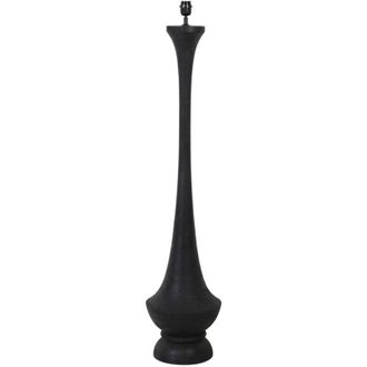 Light & Living L&aacute;mpara De Pie - Nicolo - Negro - Madera - - Light&living